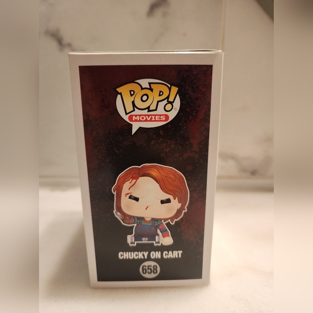 Hot Topic Exclusive Chucky On Cart. Chucky 2 Funko Pop - Picture 4 of 6